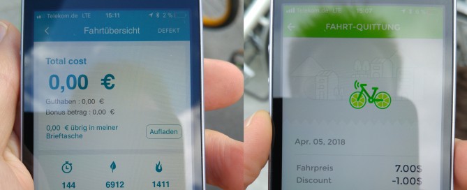 Leihrradanbieter sammeln per App Daten von ihren Nutzern